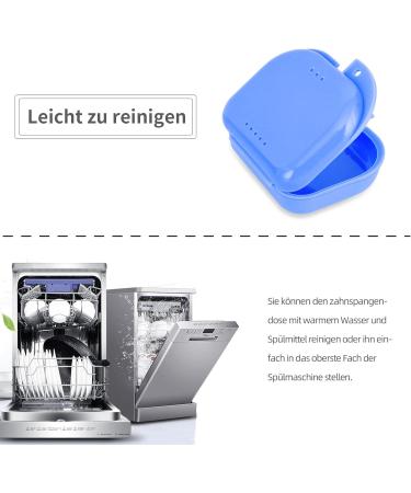 Shop Slim Braces - AnnHua Dentist Partial Retainer Case with Breathable Holes (Blue) | International Shipping Available - Buy Online on GoSupps.com