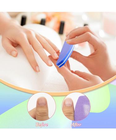 20 Pcs Double Sided Nail Buffers 100/180 Grit Blocks for Natural Gel Acrylic Nails - Durable and Portable Manicure Tools (Blue) - Buy Online on GoSupps.com
