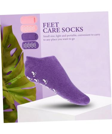 FOMIYES 2 Pairs Gel Socks Heel Socks Heel Repair Sock Foot Softening Foot Covers My Cart Items Spa Socks Moisturizing Socks Essential Oil Care Socks Lotion Vegetable Gel Repair Socks Miss 22x10x1cm - Buy Online on GoSupps.com