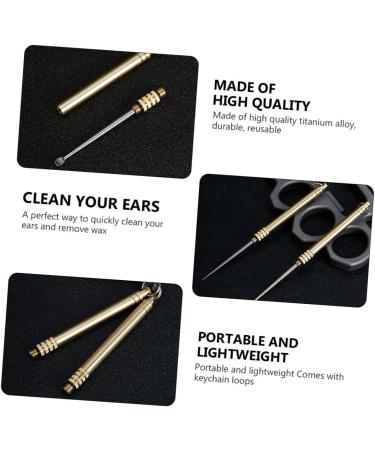 Titanium Alloy Ear Spoon Cleaner | Portable Ear Wax Removal Tool - Buy Online on GoSupps.com