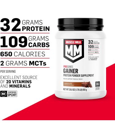 Muscle Milk Pro Series Protein Powder & Gainer Powder Bundle Chocolate 5lb Each 50g & 32g Protein - Buy Online on GoSupps.com