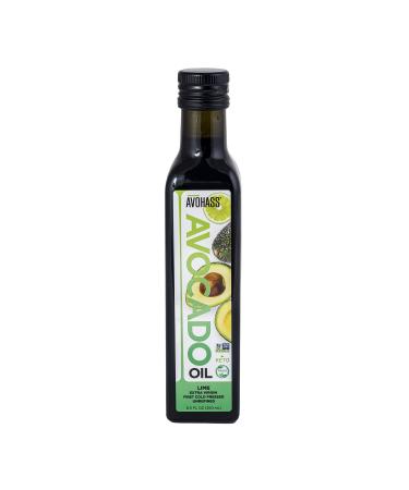 Avohass New Zealand Lime Extra Virgin Avocado Oil 8.5 fl oz Bottle
