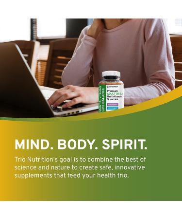 Adult Daily Multivitamin Gummy with Vitamins C & Zinc | Immune & Energy Support for Men & Women | Non-GMO & Gluten-Free - Buy Online on GoSupps.com