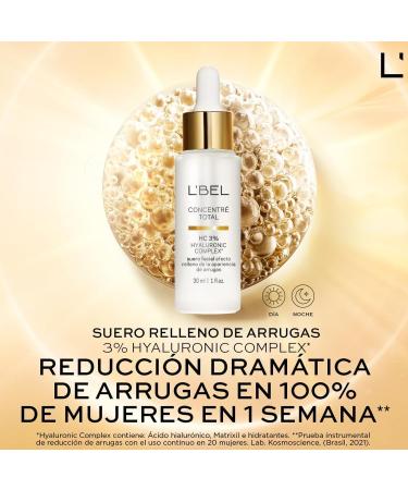 L BEL - Concentr Total Hyaluronic Complex Anti-Wrinkle Facial Serum 30ml | Hydrating & Youthful Skin | International Shipping Available - Buy Online on GoSupps.com