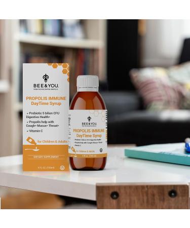 Buy BEE&YOU Propolis Immune Day Time Syrup - Probiotic Vitamin C Immune Support & Digestive Health | 5 Fl Oz - International Shipping Available - Buy Online on GoSupps.com