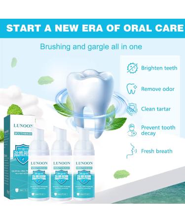 Teethaid Mouth Wash Trio - Whiten Teeth Eliminate Bad Breath & Enhance Oral Health - Buy Online on GoSupps.com