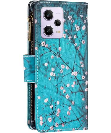 VQWQ Mobile Phone Case for Redmi Note 12 Pro & Xiaomi Poco X5 Pro - Protective Leather Flip Cover with Zipper Compartment - Stylish & Functional Design - Buy Online on GoSupps.com