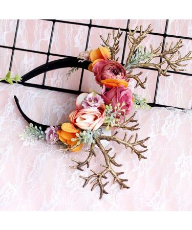 Amosfun Christmas Reindeer Antlers Headband - Festive Holiday Hair Accessory for Christmas Party - Buy Online on GoSupps.com