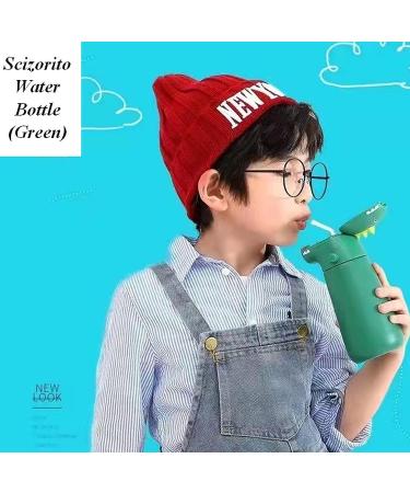 Scizorito Leak-Proof Straw Water Bottle - Portable & Crash Resistant TRITAN Cup - Healthy Silicone Mouth - BPA Free - Summer Essential (Green) - 9.5oz/13.5oz - Buy Online on GoSupps.com