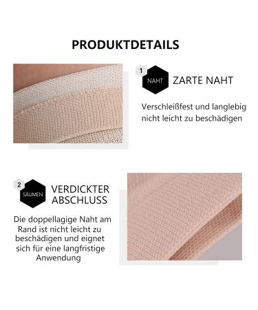 Yeloumiss Knee Bandage - Elastic Breathable Support for Arthritis & Injury Recovery | Unisex Light Knee Support (M Beige) - Buy Online on GoSupps.com