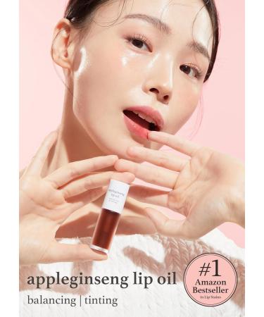 NOONI Best Lip Duo - Korean Appleginseng Lip Oil & Applebutter lip mask | Lip stain Shear Butter Vitamins Nourishing Treatment for Dry Lips Overnight Moisturizer - Buy Online on GoSupps.com