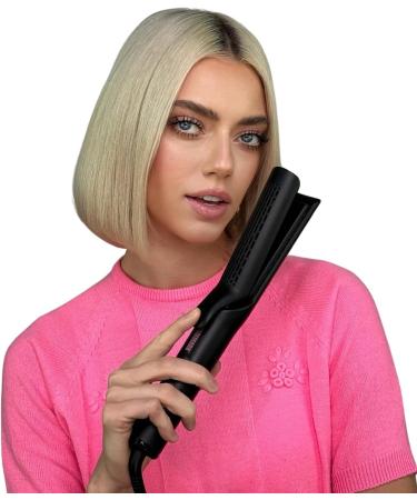 Airflow Styling Flat Iron - 2 in 1 Hair Straightener & Curler with Ceramic Plates Tourmaline Coating & 360 Vents - Sunny Styler in Pink | International Shipping Available - Buy Online on GoSupps.com