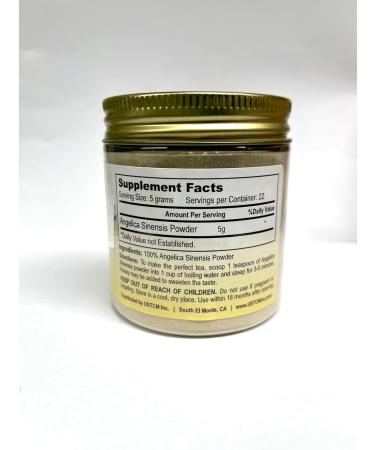 USTCM Angelica Sinensis Powder Dang GUI Powder Dong Quai Powder 120 Mesh (4oz) - Buy Online on GoSupps.com