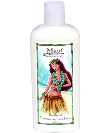 Maui Tropical Soaps Moisturizing Body Lotion Rain Forest 8.5-Ounce Forest 8.5 Fl Oz (Pack of 1)