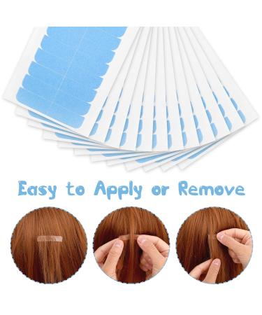 Hair Extension Tape - 20 Sheets Double Sided Strips for Toupee Adhesive - Strong Waterproof Wig Tape for Beauty Tools - Buy Online on GoSupps.com
