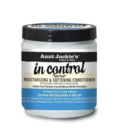 Aunt Jackie's In Control 9oz - Anti-Poof Moisturizing & Softening Conditioner | Nourish & Define Curls | International Shipping Available - Buy Online on GoSupps.com