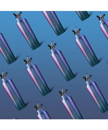 Br Mate ReHydration 25oz Insulated Water Bottle with Straw - Leakproof Stainless Steel Canteen - Dark Aura - Buy Online on GoSupps.com