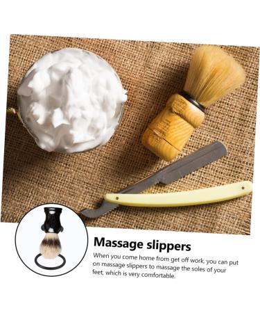 Fomiyes 2-in-1 Shaver & Shaving Brush Holder for Men - Premium Metal Brackets & Bathroom Organizer - Buy Online on GoSupps.com