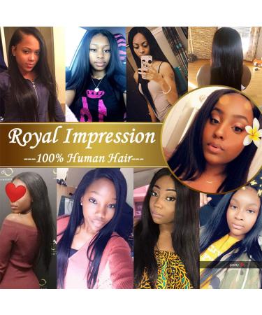 12A Grade Brazilian Virgin Straight Human Hair Bundles - 10 12 14 inches - 300g | Unprocessed Remy Hair Extensions - Buy Online on GoSupps.com