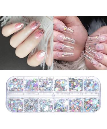 Star Colorful Confetti Sticker Nail Art Mermaid Sequins Nail Glitter - Buy Online on GoSupps.com