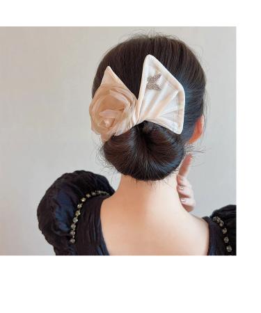 K&Y 6 PCS Elegant Flower Butterfly Hair Curler Bun Maker Set - Mixed Color 1 | Hair Accessories for Ponytails, Buns, Updos, and Braids - Buy Online on GoSupps.com