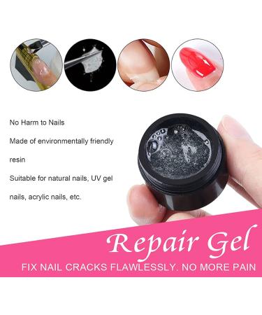 5 Nail Repair Glue 20ml Damage Repair Phototherapy Glue - Nail Quick Extending Shaping Fiberglass Gel Manicure Tool for Home & Nail Beauty 5 Pcs One Size - Buy Online on GoSupps.com