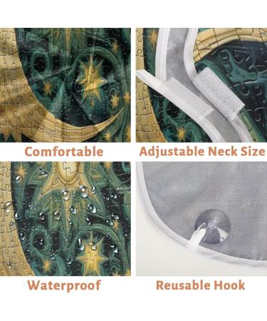 Shop Moon Beard Bib Apron - Ultimate Beard Hair Catcher for Men | Perfect Gift for Dad & Husband | Father's Day Anniversary Christmas - Includes 2 Suction Cups - Buy Online on GoSupps.com