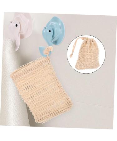 HAPINARY 10pcs Net Soap Foaming Soap Pouches Drawstring Soap Drawstring Sisal Ramie - Buy Online on GoSupps.com