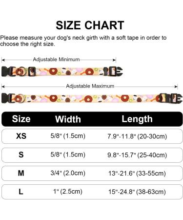 Mercano Adjustable Dog Collar - Soft Nylon Comfort for Small & Medium Dogs Puppies & Cats | Patterned Design in Cookie Beige (M) - Buy Online on GoSupps.com