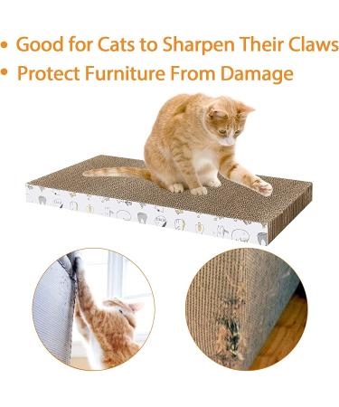 PatienceT Cat Scratcher Pad - Reversible Design for Durable Scratching - 4 Pack - Buy Online on GoSupps.com