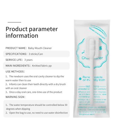 Ristyur Baby Gauze Tongue Cleaner | Soft Oral Cleaning Sticks | Gentle Gum and Teeth Care for Infants | International Shipping Available - Buy Online on GoSupps.com