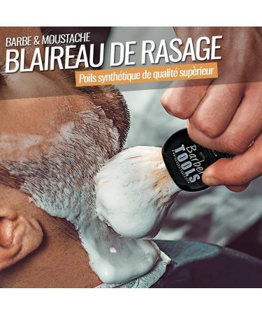 Premium Shaving Set - Safety Razor + 5 Blades + Brush + 150ml Shaving Soap + Alumenstone | Best Barber Tools for Men - Buy Online on GoSupps.com