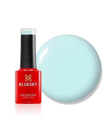 Bluesky Gel Nail Polish Turquoise Blue Mini A103 Arctic Baby Blue Long Lasting Chip Resistant 5ml (Requires Drying Under UV LED Lamp) Blue 5 ml (Pack of 1) - Buy Online on GoSupps.com