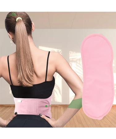 Castor Oil Neck Pack For Liver Washable Reusable Leakproof Pink Castor Oil Neck Wrap For Thyroid