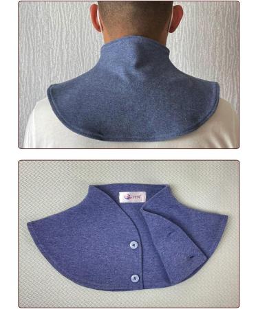 Predolo Shoulder Cushion for Air-Conditioned Rooms | Washable & Breathable Neck & Shoulder Wraps for Seniors | Soft Neck Warmer & Cuff in Blue - Buy Online on GoSupps.com