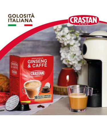  Italian Gourmet E.R. Italian Gourmet 128-Capsule Coffee and Ginseng Blend (8 x 16) Compatible with the A Modo Mio System | Quick and Easy Creamy Ginseng Coffee Gluten-Free | Storage Pack + Italian Gourmet - Buy Online on GoSupps.com