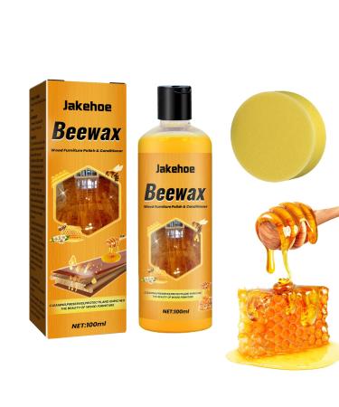Bee's Wax Furniture Polish Agent - 100ml Natural Bee Wax Polish | Protective Wood Cleaner Spray Multifunctional Furniture Polish for Wood Multisurface Dtt