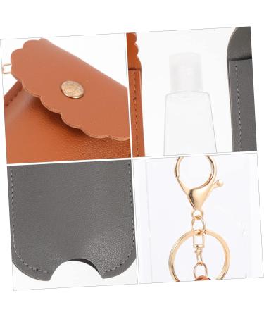 Minkissy 10 STK PU Leather Pendant Travel Container - Key Rings & Hanging Decoration for Travel Bottles & Soap | Perfect for On-the-Go Organization - Buy Online on GoSupps.com