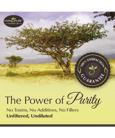 Living Pure Frankincense Essential Oil - 100% Natural & Organic | Therapeutic Grade for Topical Use & Diffusers - Buy Online on GoSupps.com