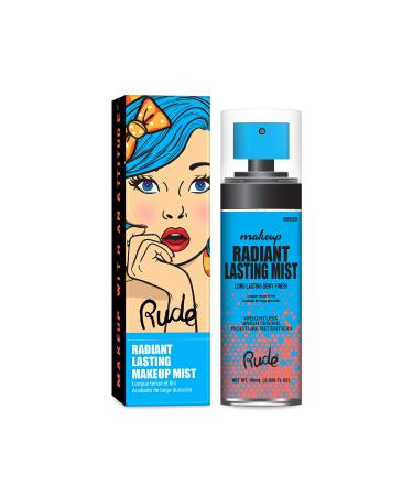 Rude Cosmetics Radiant Lasting Makeup Mist for Women | 2 oz | Long-Lasting Hydration & Shine - Buy Online on GoSupps.com
