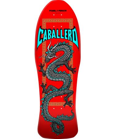 Powell Peralta Steve Caballero Chinese Dragon Deck Red/Silver 10" x 30"
