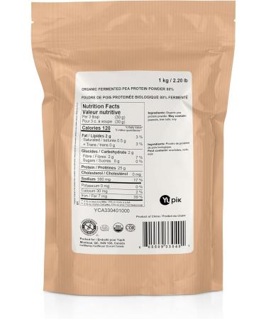 Yupik Organic Fermented Pea Protein Powder 80% Superfood 1kg 6 Count 6 kg - Buy Online on GoSupps.com