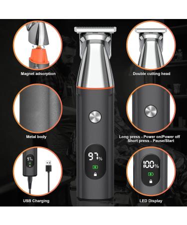 Telfun Beard Trimmer for Men - Waterproof Electric Razor and Trimming Kit for Facial, Nose, and Body Hair - Cordless Clippers Gift for Men | 1-UK - Buy Online on GoSupps.com