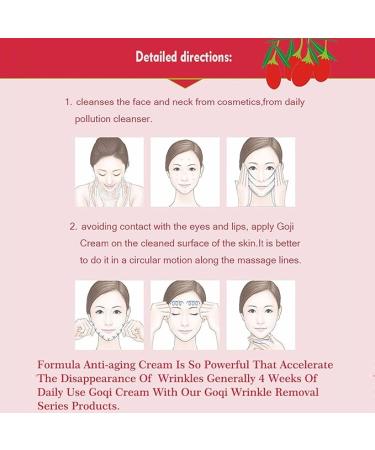 Rosarden Goji Berry Facial Cream Anti-Aging Facial Cream with Antioxidant Reduces Wrinkles and Fine Lines Smooth Skin - Buy Online on GoSupps.com