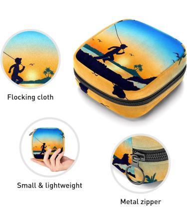 GIAPB Period Bag - Period Pouch & Makeup Storage - Beach Collie Dog Design - Buy Online on GoSupps.com