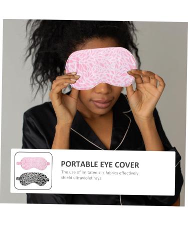 Shop Minkissy 2pcs Blackout Silk Weighted Eye Mask - Comfortable Unisex Sleeping Eyewear for Travel & Relaxation - Buy Online on GoSupps.com