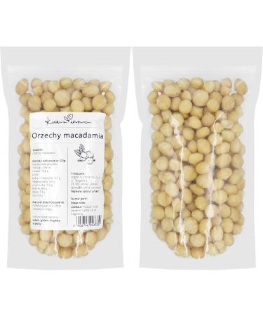Kuchnia Zdrowia - Macadamia Nuts - Whole Nuts - Unsalted - High Quality - Leak Proof Zipper Packaging - Doypack : (250 Grams) - Buy Online on GoSupps.com