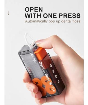 Aconcept Dental Floss Carrier Bag - 110 Dental Floss Picks & 10 Tooth Flap Dispensers | Refillable Oral Care Travel Kit - Buy Online on GoSupps.com