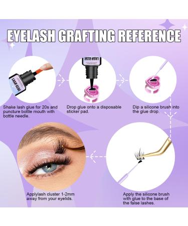 Sensitive Lash Extension Glue Kit - Strong Hold & Long Lasting Waterproof Eyelash Glue (5ml) | No Irritation & Fast Drying for DIY & Professional Use - Buy Online on GoSupps.com