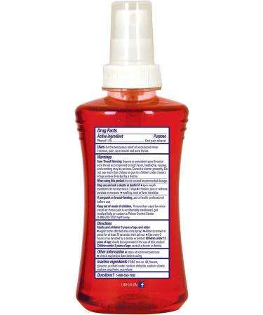 Chloraseptic Sore Throat Spray Cherry Flavor 6 fl oz - Pack of 1 - Buy Online on GoSupps.com